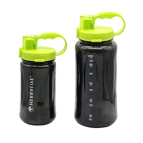 1.0L big Herbalife straw plastic water bottle with strong handle - Image 1