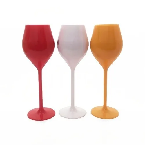 130ML Custom Plastic Wine Goblets Champagne Glass for Party Events - Image 3