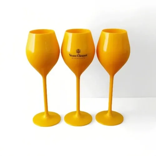 130ML Custom Plastic Wine Goblets Champagne Glass for Party Events - Image 4