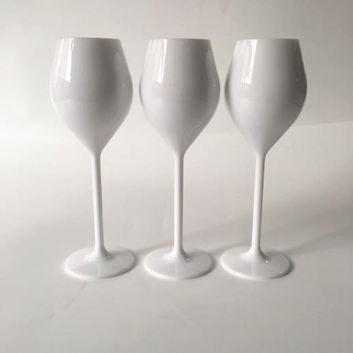 130ml Customized Plastic Champagn Goblet Plastic wine glasses 4oz - Image 1