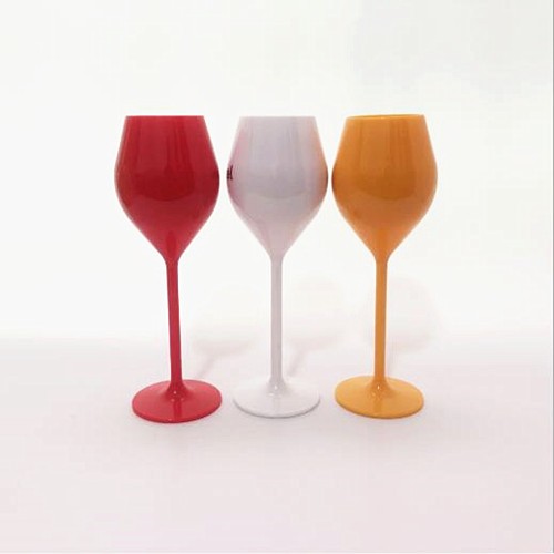 130ml Customized Plastic Champagn Goblet Plastic wine glasses 4oz - Image 2