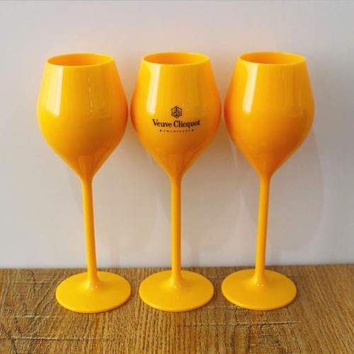 130ml Customized Plastic Champagn Goblet Plastic wine glasses 4oz - Image 3