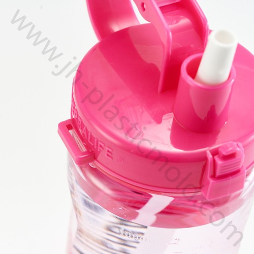 1L Custom logo Herbalife 24 big water bottle with straw and strong handle - Image 2
