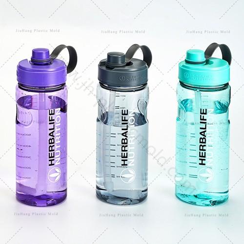 1L Herbalife double lid sport water bottle with straw and tea filter - Image 2