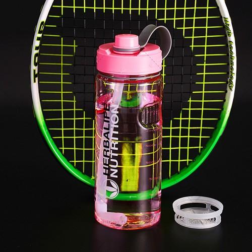 1L Herbalife double lid sport water bottle with straw and tea filter - Image 3
