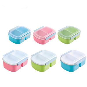 1L plastic bento box Interlayer with 2 side lock sealed lunch box 1L plastic bento box Interlayer with 2 side lock sealed lunch box