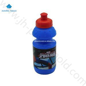 350ml Bpa free plastic kids suction water bottle with cartoons printing