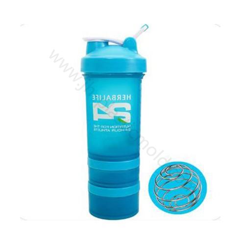 Protein Powder Shaker Bottle 500ml 3 Layer Sports Water Cup