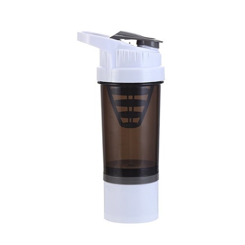 500ml big handle sport shaker protein water bottle with Stiring filter mixer - Image 4