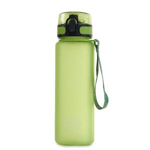500ml frosted sport water bottle with 1-click opener flip lid bpa free tritan