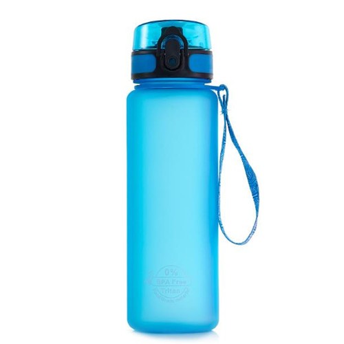 500ml frosted sport water bottle with 1-click opener flip lid bpa free tritan - Image 2