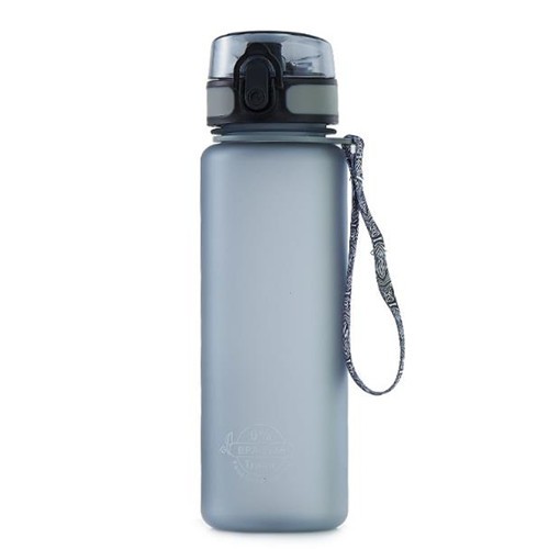 500ml frosted sport water bottle with 1-click opener flip lid bpa free tritan - Image 3