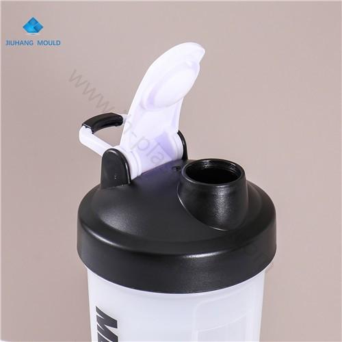 500ml multi-function 3 layer protein shaker bottles with compartments - Image 2