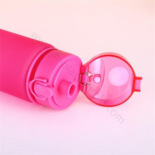 500ml plastic water bottle with one click opener flip top lid - Image 2