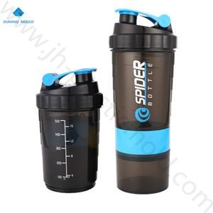 500ml spider gyms shaker bottle with 2 layer compartments bpa free - Image 4