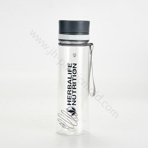 600ml Tritan bpa free water bottle with double lid - Image 1