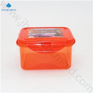 Air-tight bpa free food container kids snacks lunch box with 4 side locks