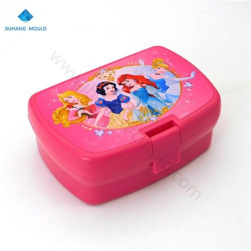 BPA FREE school kids lunch sandwich box with removable interlayer - Image 1