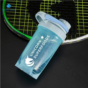 Double screw lid sport shaker bottles protein mixer cups herbalife 500ml