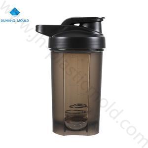 Black Flip top Personalized Plastic Fitness Shaker bottle 500ML BPA free Black Flip top Personalized Plastic Fitness Shaker bottle 500ML BPA free
