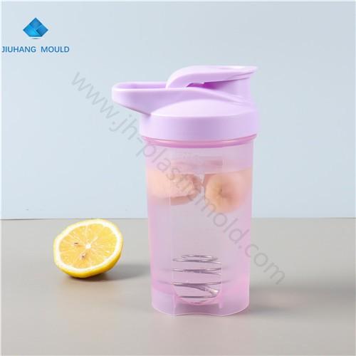 Black Flip top Personalized Plastic Fitness Shaker bottle 500ML BPA free - Image 2