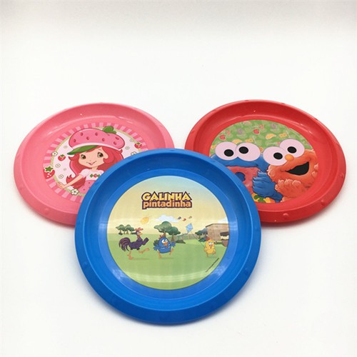 Bpa free Kids plastic dinner servicing plate 6007 - Image 2