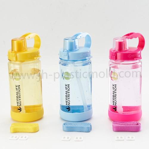 China supplier 1L sport herbalife botella straw water bottle portable handle bpa free - Image 3