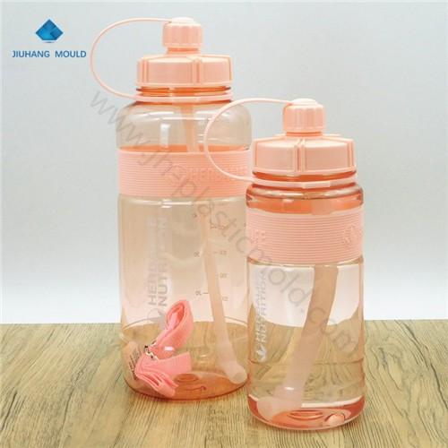 Custom 1000ML herbalife plastic water bottles with straw and straps - Image 3
