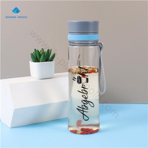 Custom 600ml double screw lid Tritan bpa free water bottle with handle - Image 1