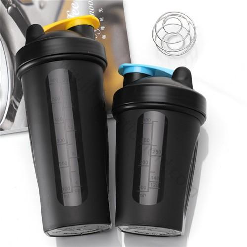 Custom 600ml flip top shaker protein water sport bottle bpa free - Image 3