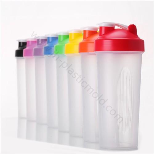 Custom 600ml flip top shaker protein water sport bottle bpa free - Image 4
