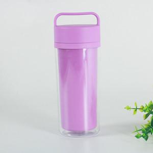 Double wall cheap promotional plastic water bottles 400ml