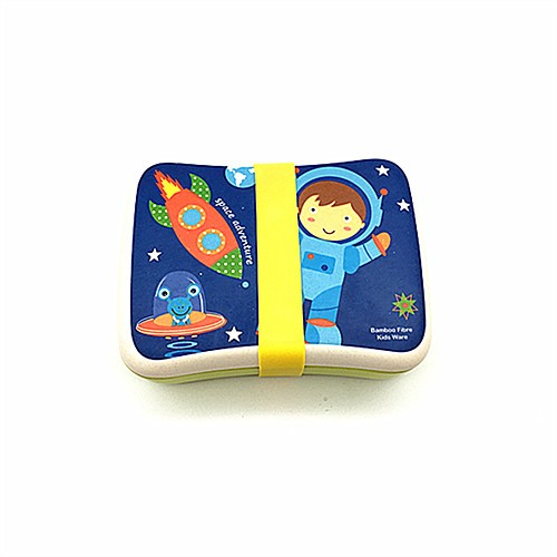Eco-friendly biodegradable Bamboo fiber lunch box bento box for kids - Image 2