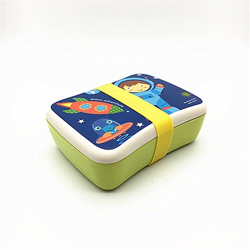 Eco-friendly biodegradable Bamboo fiber lunch box bento box for kids - Image 4