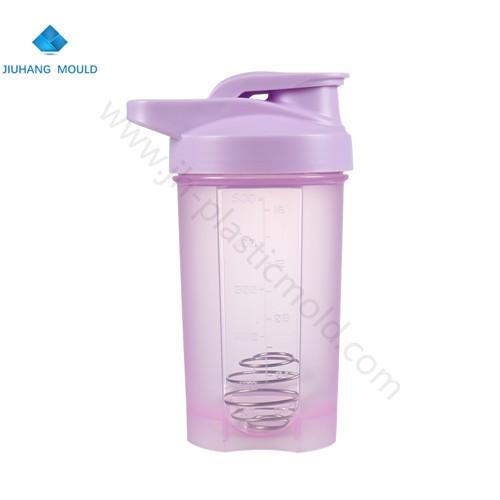 Flip top 500ml Bpa free plastic shaker bottle with Custom logo print - Image 1