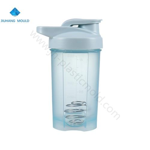 Flip top 500ml Bpa free plastic shaker bottle with Custom logo print - Image 2