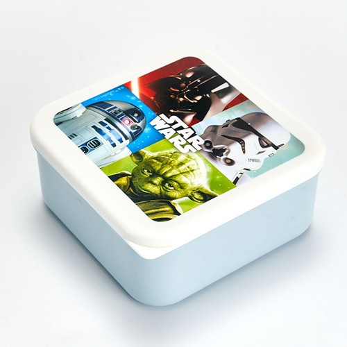 Food safe kids stackable lunch box snack bento box food container set of 4 - Image 2