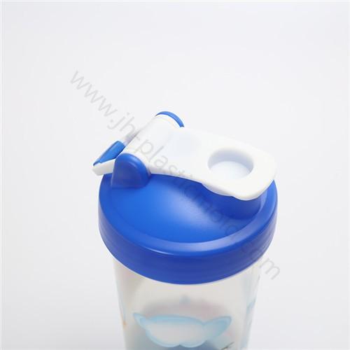Full color print bpa free sport shaker protein cups shaker bottle 600ml - Image 2