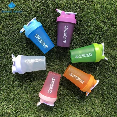 Herbalife Classic 400ml fitness shaker protein bottles with handle - Image 1