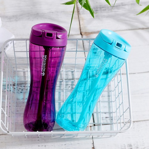 Herbalife portable 600ml Slim shaker bottle with flip straw lid - Image 3
