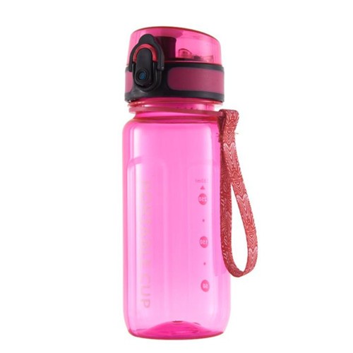 Leak proof Portable Tritan flid top lid water bottle with handle 380ml/480ml - Image 1