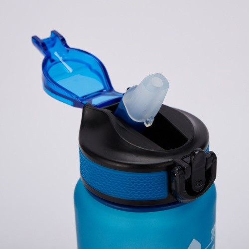Custom 1000ml Motivation Flip Straw Water Bottle With One-Click Open - Image 1