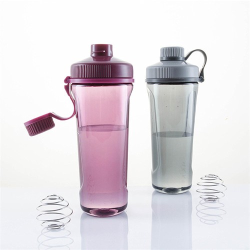 New 500ml slim shape gyms fitness protein shaker bottle with mixer ball - Image 2
