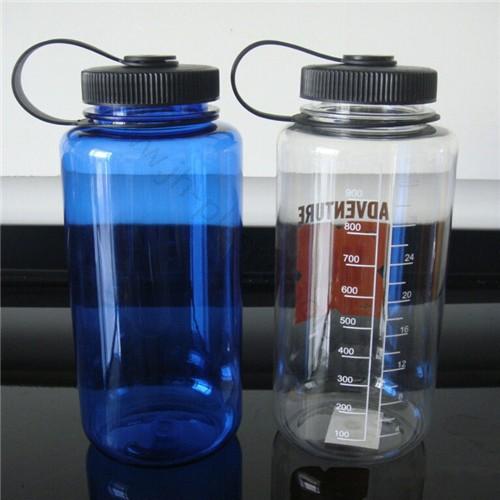 OEM 1000ml Plastic Sports Wide Mouth Large Capacity Water Bottle with handle - Image 3