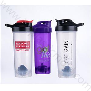 OEM BPA free sport protein shaker bottle with flip top lid 700ml
