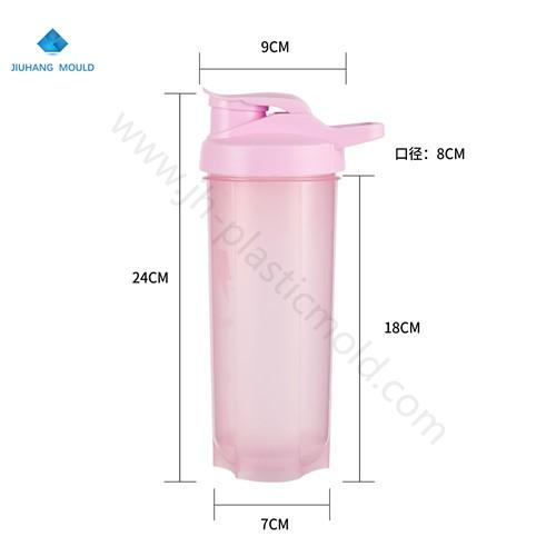 OEM BPA free sport protein shaker bottle with flip top lid 700ml - Image 1
