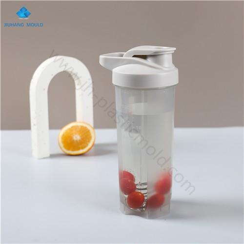 OEM Classic flip top fitness protein shaker bottle with handle 700ml - Image 1