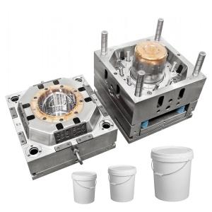 OEM Injection Mold for Making Plastic Bucket Plastic Trash Can 