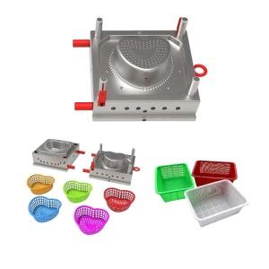 OEM Plastic Injection Molds for Daily Necessities Plastic Drain Basket Mold 