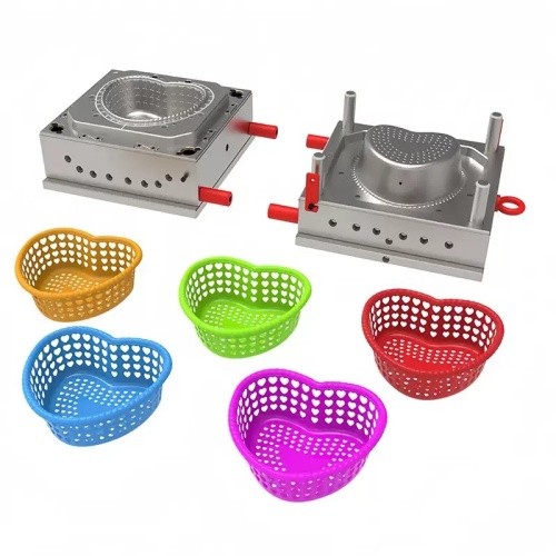 OEM Plastic Injection Molds for Daily Necessities Plastic Drain Basket Mold - Image 3